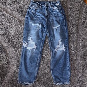 Arizona Jean Company size 9 high rise Vintage Straight Blue Jeans EUC